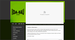 Desktop Screenshot of ida-bau.at