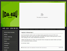 Tablet Screenshot of ida-bau.at